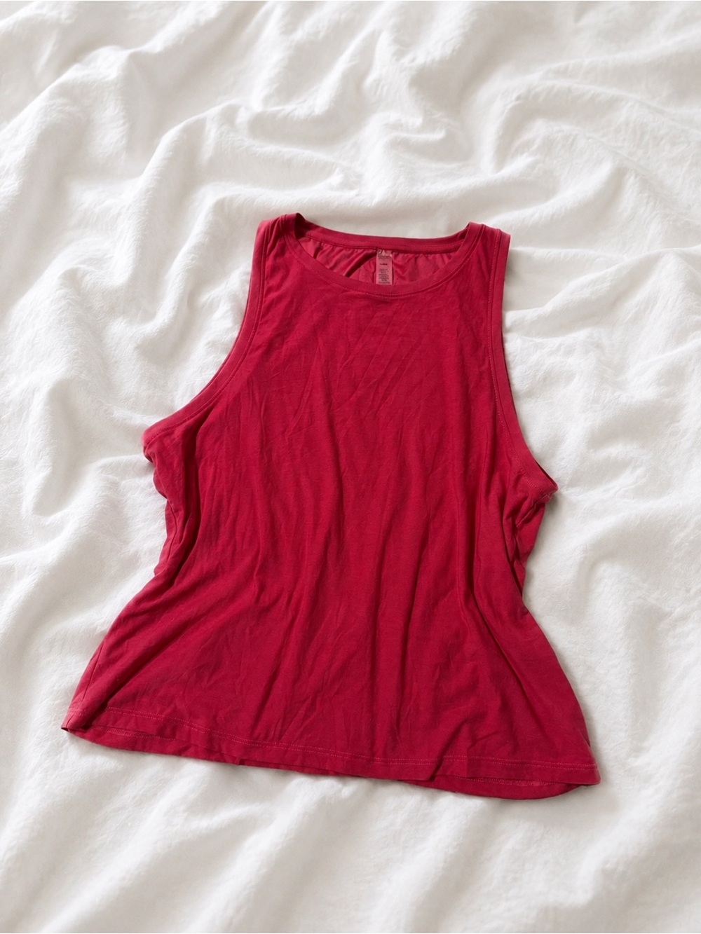 Beyond Yoga Sleeveless Crew Tank Top in Deep Berry